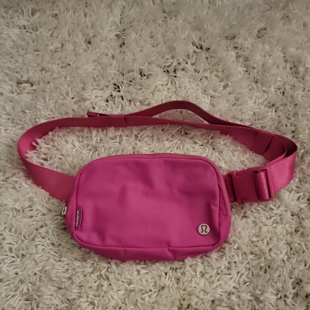 Lululemon Athletica Vibrant Pink Crossbody Bag